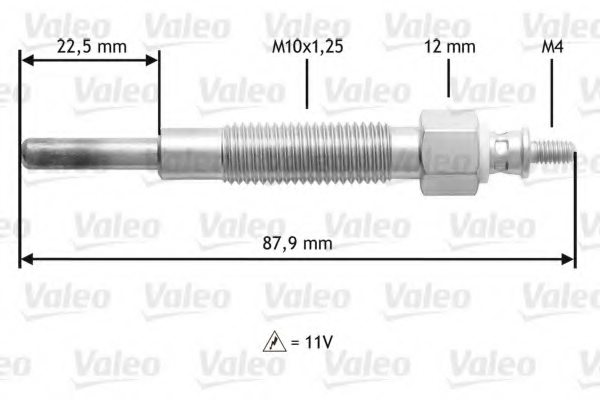 VALEO 345157 Glow Plug